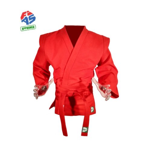 Красная куртка для самбо GREEN HILL MASTER (SC-550FIAS)