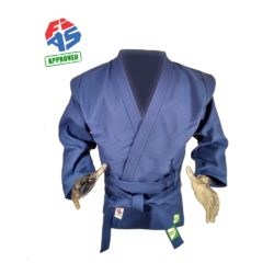Синяя куртка для самбо GREEN HILL MASTER (SC-550FIAS)