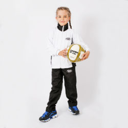 Бело-черный спортивный костюм для детей GREEN HILL (TSK-3606)