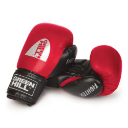 Красные боксерские перчатки GREEN HILL FIGHTER