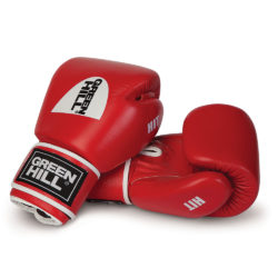 Красные перчатки для тайского бокса GREEN HILL HIT