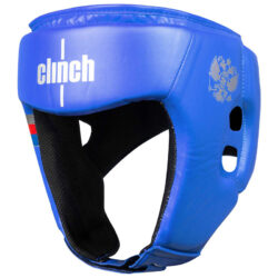 Синий шлем для бокса CLINCH OLIMP C112