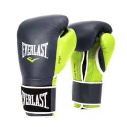 Зеленые боксерские перчатки для тренировок EVERLAST POWERLOCK