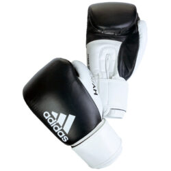 Черные боксерские перчатки ADIDAS HYBRID 200