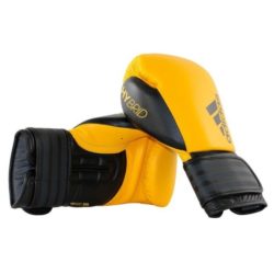 Черно-желтые боксерские перчатки ADIDAS HYBRID 200 (ADIH200)