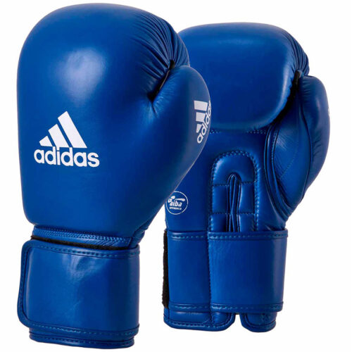 Боксерские перчатки ADIDAS AIBA синие