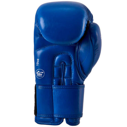 Боксерские перчатки ADIDAS AIBA синие ладонь