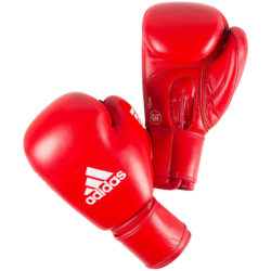 Красные боксерские перчатки ADIDAS AIBA
