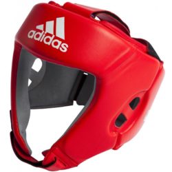 Красный боксерский шлем ADIDAS AIBA