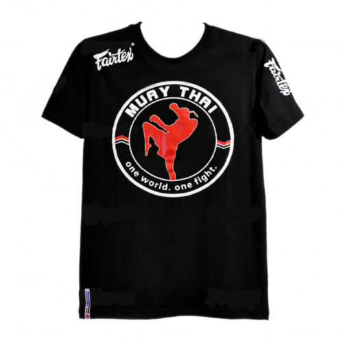 Черная футболка FAIRTEX One world. One fight