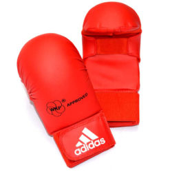 Красные перчатки для каратэ ADIDAS WKF BIGGER