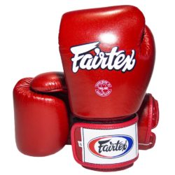 Красные перчатки для тайского бокса FAIRTEX BGV1