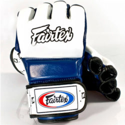 Сине-белые перчатки для мма FAIRTEX FGV17