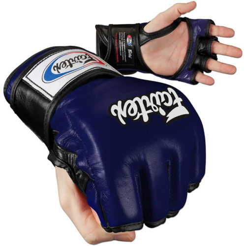 Синие перчатки для мма FAIRTEX FGV12