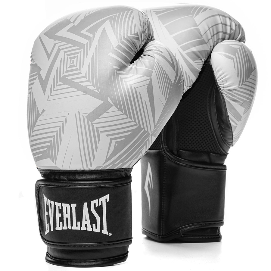 Боксерские перчатки EVERLAST SPARK для девушек (бело-серые)