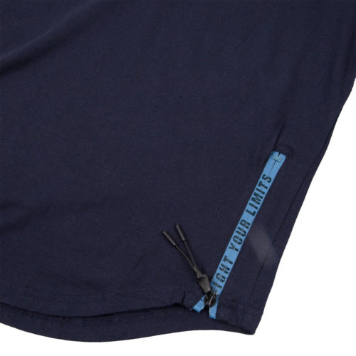 Синяя футболка VENUM LASER 2.0 (разрез)
