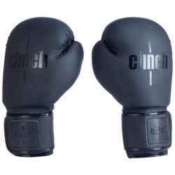 Черные боксерские перчатки CLINCH MIST