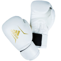 Белые боксерские перчатки ADIDAS SPEED 50 NEW