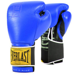 Синие тренировочные перчатки EVERLAST 1910 CLASSIC