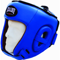 Синий шлем для бокса EXCALIBUR 723