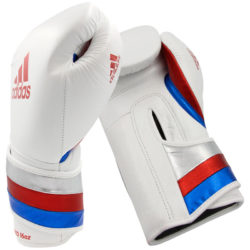 Белые боксерские перчатки ADIDAS ADISPEED PRO