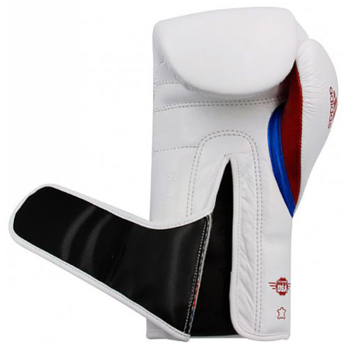 Белые боксерские перчатки ADIDAS ADISPEED PRO (ладонь)