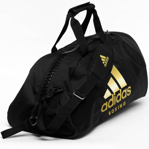 Черная сумка-рюкзак ADIDAS BOXING (сбоку)