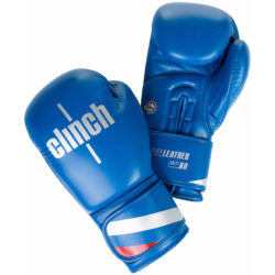 Синие боксерские перчатки CLINCH OLIMP NEW