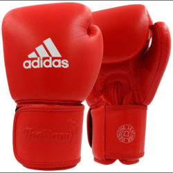 Красные перчатки для тайского бокса ADIDAS MUAY THAI GLOVES 200