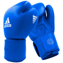 Синие перчатки для тайского бокса ADIDAS MUAY THAI GLOVES 200
