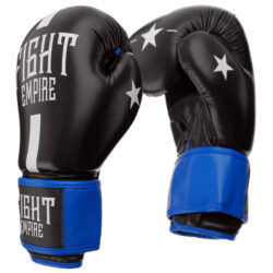 Черно-синие боксерские перчатки FIGHT EMPIRE