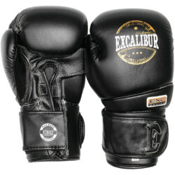Черные боксерские перчатки EXCALIBUR BOXING
