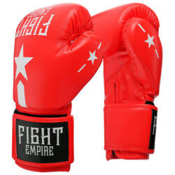 Красные перчатки для бокса FIGHT EMPIRE