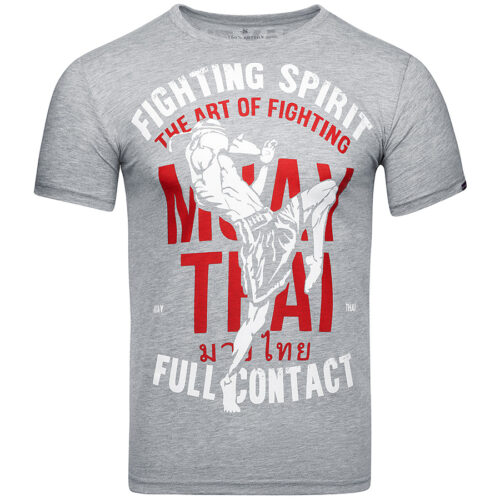 Футболка ATHLETIC PRO. MUAY THAI серая