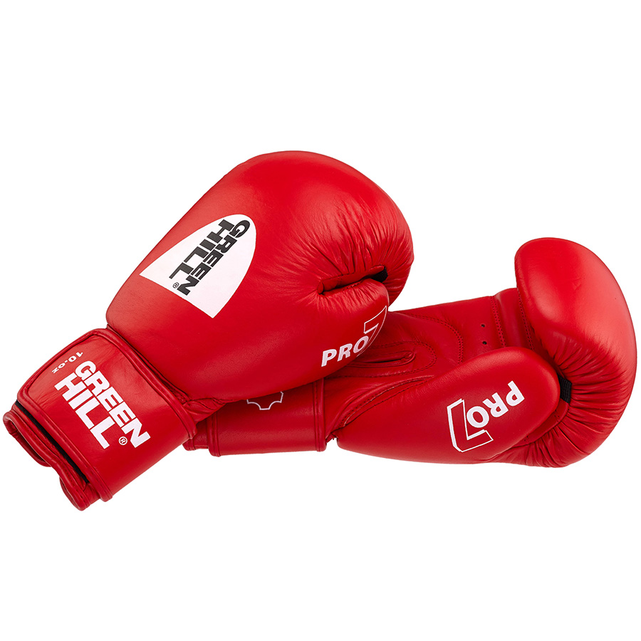 Красные боксерские перчатки GREEN HILL PRO-7