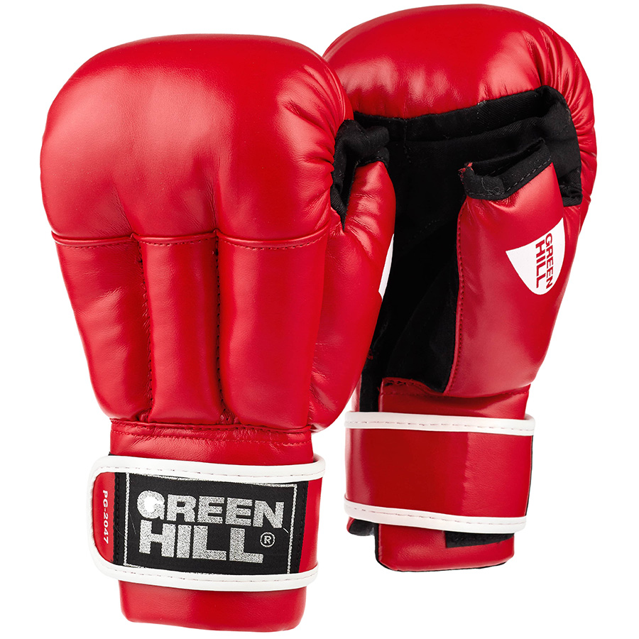 Красные перчатки для рукопашного боя GREEN HILL BASIC