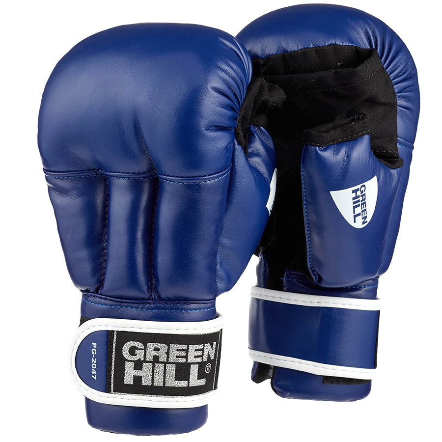 Синие перчатки для рукопашного боя GREEN HILL BASIC