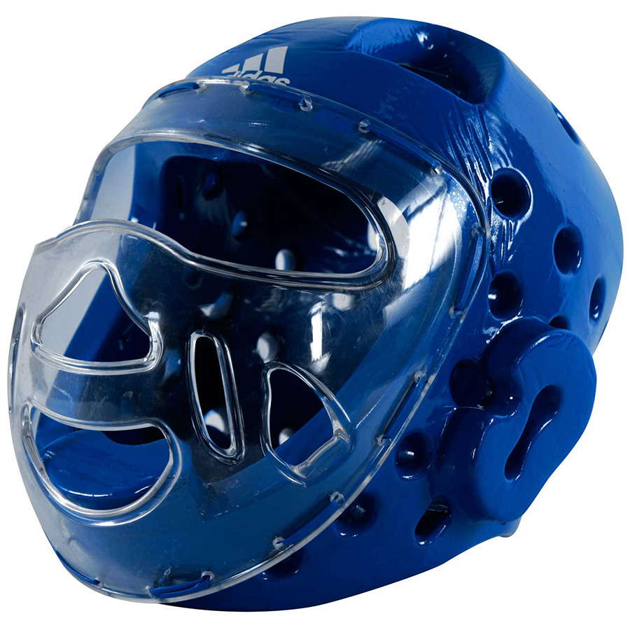 Синий шлем для тхэквондо ADIDAS WT
