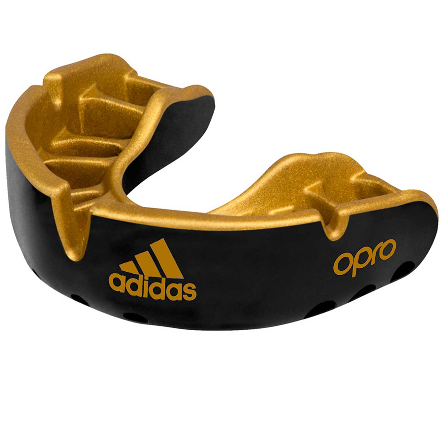 Черно-золотая капа ADIDAS OPRO GOLD