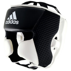 Тренировочный шлем для бокса ADIDAS HYBRID 150 бело-черный