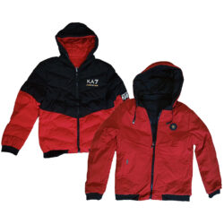 Двусторонняя зимняя куртка KA7 красная