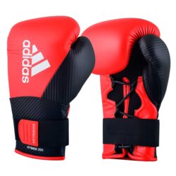 Красные боксерские перчатки ADIDAS HYBRID 250