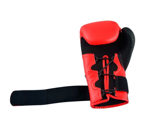Красные боксерские перчатки ADIDAS HYBRID 250 (ладонь)