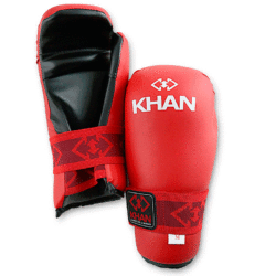 Красные перчатки для тхэквондо ITF KHAN