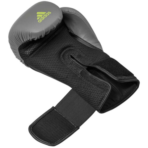Серые боксерские перчатки ADIDAS SPEED TILT 150 (манжета)