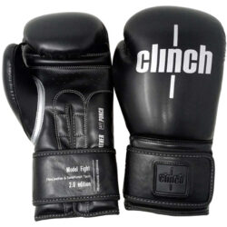 Боксерские перчатки CLINCH FIGHT 2.0, черные