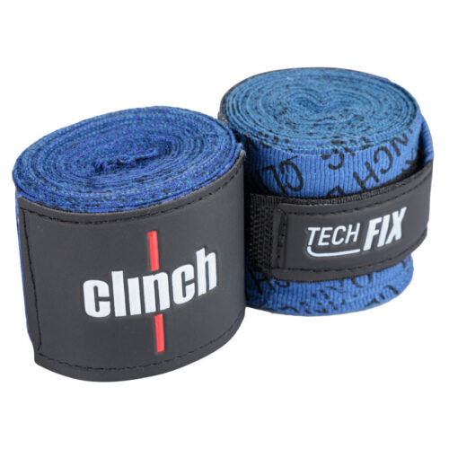 Боксерские бинты CLINCH BOXING TECH FIX синие (свернутые)