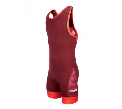 Борцовское трико CLINCH OLIMP красное