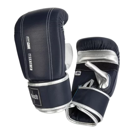 Снарядные перчатки для боксерского мешка CLINCH PRIME 2.0 сине-серебристые