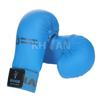 Перчатки для каратэ KHAN ФКР синие